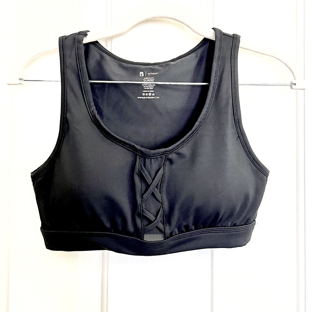 Buffbunny Cross My Heart Sports Bra Size Medium